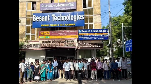 Enroll our Full Stack Developer Course with IIT Certification & Placement 🔥 Learn our Full Stack Developer Course in Chennai & Online include HTML, CSS, JavaScript, React, Node.js, MongoDB with real-time coding projects. Gain IIT & NASSCOM Certified Full Stack Training trusted by top companies. Our expert trainers provide hands-on practice, one-on-one mentorship, and interview preparation. Join the best software training institute in Chennai with 100% placement support. @ Besant technologies T 