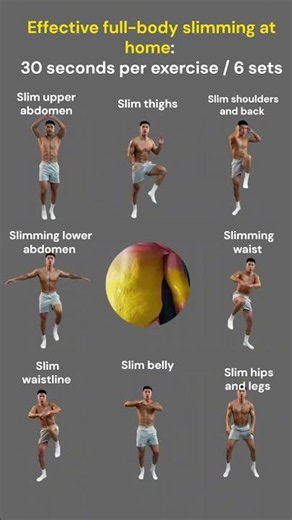 30-Second Full Body Fat Burn Workout at Home | Slim Belly, Waist, Thighs & Arms Fast