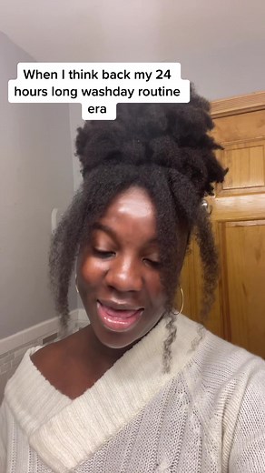 I hated being natural just because of this 😂 I had to reevaluate my regimen to cut out unnecessary steps like overnight deep conditioning 🥴 My relationship with my hair has improved ever since 🥰 #naturalhair #naturalhairgrowth #hairgrowth #4chair #hairgrowthjourney #washday