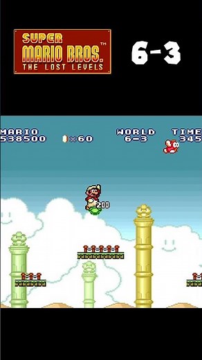 Super Mario All-Stars: Super Mario Bros.: The Lost Levels 6-3