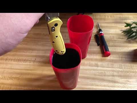 RIT Dye your knife scales! Customizing your Spyderco/Benchmade FRN/G10!