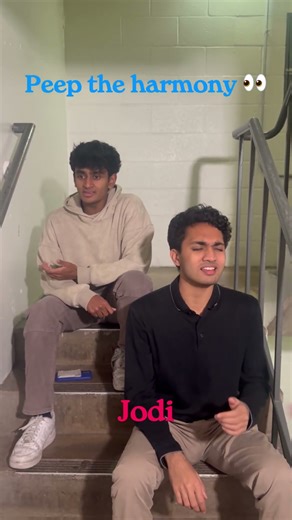 tried this harmony.. #tujhmerabdikhtahai #bollywood #desi #harmony #stairwell