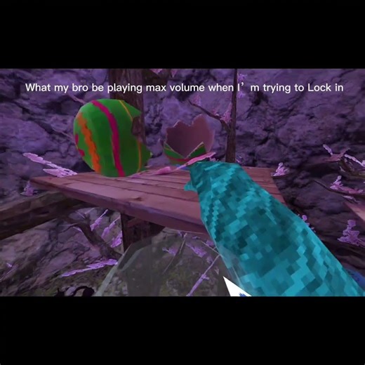 What your bro be playing max volume while your trying to lock in