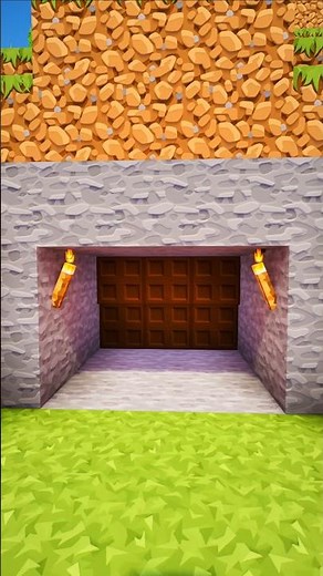 Minecraft Working Wireless Door Redstone Tutorial 🚪📡 | Easy Secret Entrance Mechanism!