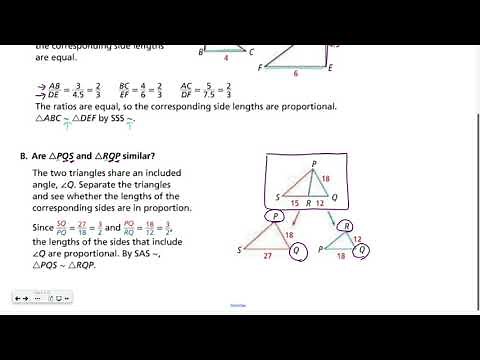 Geometry 7-3: Proving Triangles Similar