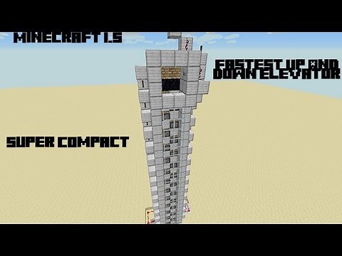 Minecraft Fast Up and Down Elevator