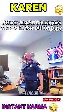 cops dui on duty 😐🥱🤮