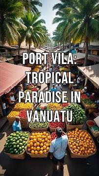 Port Vila Tropical Paradise in Vanuatu