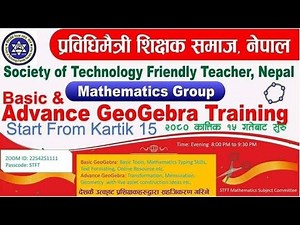 How make any fig from geogebra for mathematics question paper#STFT training by Ambik sir day 7th
