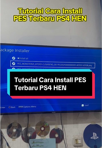 Tutorial Cara Install PES Terbaru PS4 HEN