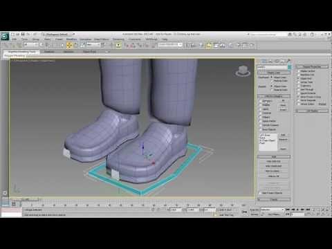 Rigging a Character in 3ds Max - Part 2 - Foot Hierarchical Links