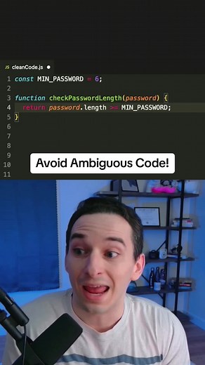 Stop writing ambiguous code! #learntocode #cleancode #javascript | Learning To Code