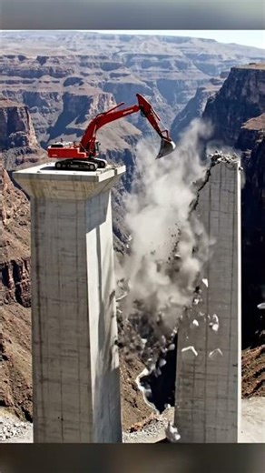 “INSANE Excavator Demolition 😱 | Building Destroyed in Minutes”