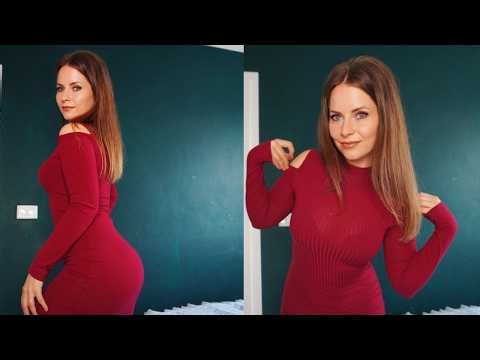 ASMR Fabric Scratching RED dress