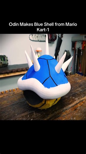 Odin Makes Blue Shell from Mario Kart-1