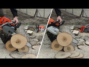 Stihl Ms261 Vs. Husqvarna 550Xp Mark II Same bar and chain / Ugyanazzal a lánccal és vezetővel