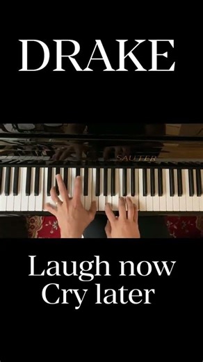 LAUGH NOW CRY LATER #drake #pianocover #piano #pianotutorial #rap