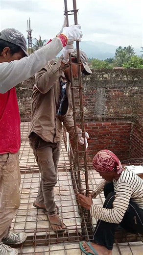 practical column installation on the 2nd floor