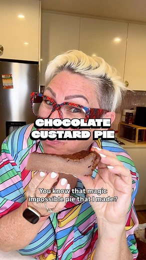 378K views · 4.2K reactions | Chocolate Custard Pie – The recipe is...