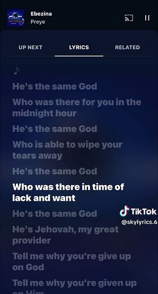 Ebezina Lyrics by Preye - Full Song and Meaning