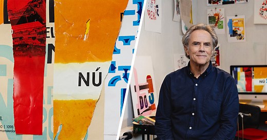 self-taught, resolutely grid-free graphic design legend david carson discusses his MasterClass