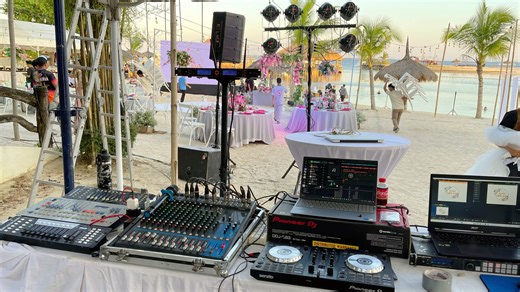48K views · 962 reactions | Lights and Sound system wedding setup at Blue Water Resort by SDSS vlog | Small Dream Sound System | Facebook