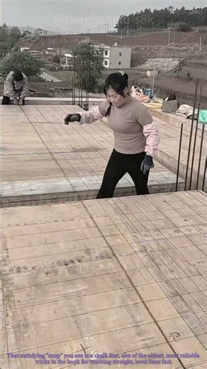 Snapping a Chalk Line: Construction’s Straight Line Trick