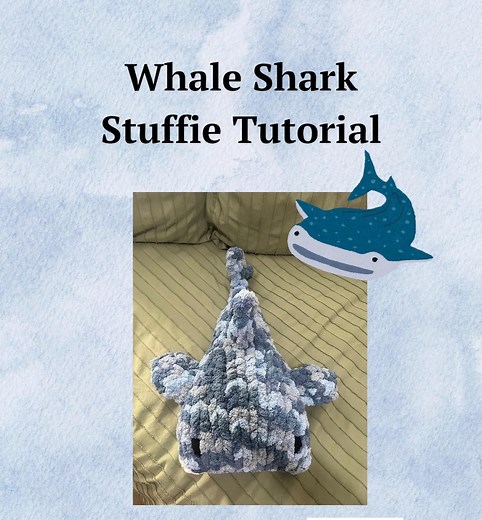 Whale Shark Chunky Knit Pattern / Tutorial - Etsy