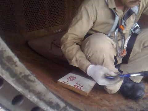 Flange facing technique for Huge heat exchangers