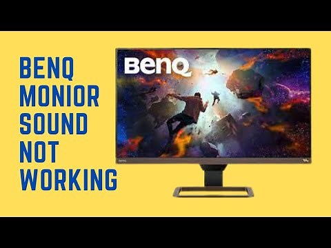 How To Fix Benq Monitor Sound Not Working | How To Get Sound With Guaranteed Ways