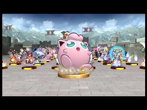 Super Smash Bros Brawl: All characters trophy falls, endings and congratulations screens