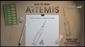 46 reactions | It's time for another installment of "How to Draw Artemis." This time you'll learn how to draw NASA's Space Launch System --the world's most powerful rocket  Download the instructions here: go.nasa.gov/3c5GuvM Then share your creation on social media using #drawArtemis & #NASAatHome | NASA Artemis | Facebook