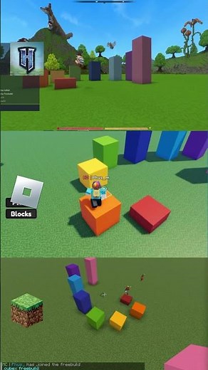 Working Minecraft, Hytale and Roblox crossplay game!