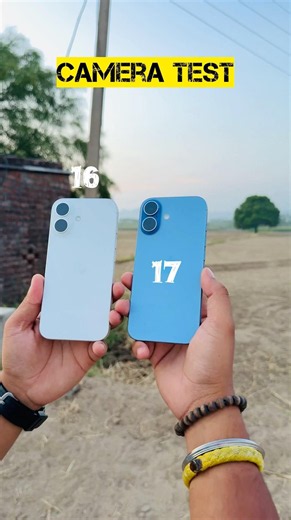iPhone 16 vs iPhone 17 camera test 🔥