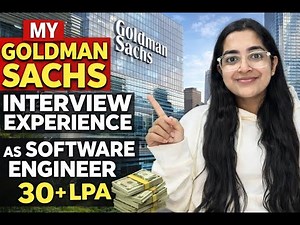 Goldman Sachs Interview Experience | Software Engineer Role | 30+ LPA Package 💼🔥