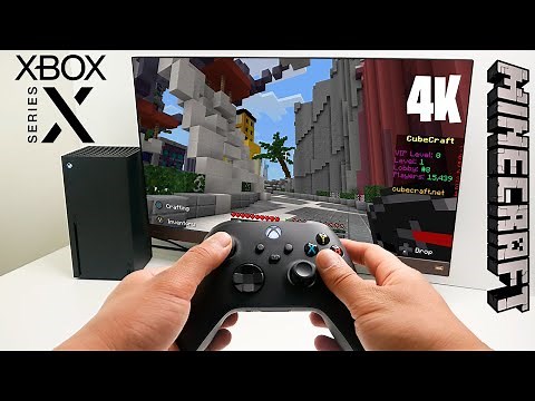 Minecraft Gameplay Xbox Series X 4K UHD