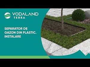 Separator de gazon din Plastic. Cum se instalează?