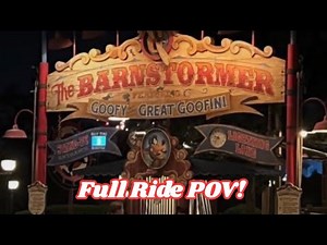 Magic Kingdom The Barnstormer Full Ride POV| Walt Disney World 2026