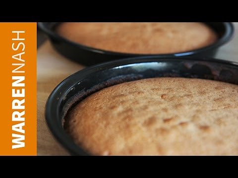 Basic Sponge Cake Recipe - For Cakes & Buns - Recipes by Warren Nash