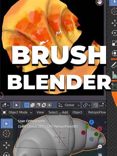 🖌️ La VERDAD sobre los pinceles de Blender 😱 (no pintan lo que crees) Los pinceles de Texture Paint en Blender no funcionan como muchos imaginan… 👀 No estás pintando el modelo 3D directamente 🧍‍♂️ Estás pintando su “piel digital” 🧬 En este video corto descubrirás por qué tus texturas se ven mal incluso usando buenos brushes 🧪✨ Perfecto si estás aprendiendo texturizado 3D, pintura digital en modelos o quieres mejorar tus materiales 🎮🎨 #Blender3D #BlenderEspañol #3DArt #TexturePaint #Textu