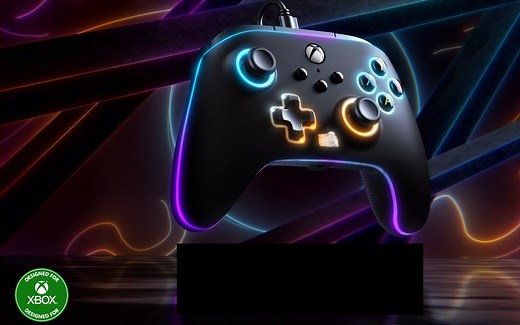 感受无限光谱 PowerA Xbox授权灯光手柄, PowerA Spectra Infinity有线手柄