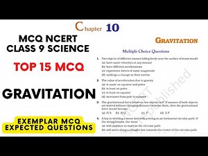 Best MCQ Class 9 Gravitation Full Chapter | MCQ Class 9 Physics // Class 9 MCQ @MCQ NCERT ​