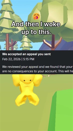 My Roblox Suspension Got Removed… #roblox #robloxrant #shorts