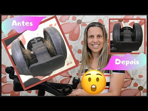 Como limpar as rodinhas da cadeira rápido e fácil