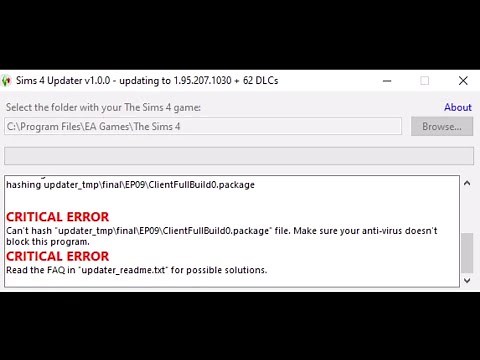 Sims 4 | How to Fix Updater Encountered a Critical Error