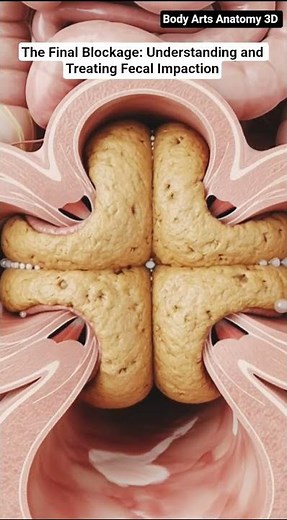 The Final Blockage: Understanding and Treating Fecal Impaction | Gut Health | Body Arts Anatomy 3D