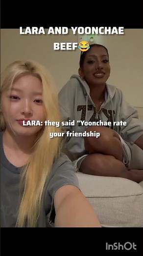 Yoonara history repeats itself 😂 #katseye #lara #yoonchae