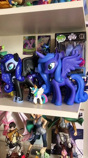 Custom Nightmare Moon, Princess Luna & Princess Celestia Figures