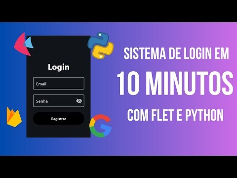 Crie um Sistema de Login Firebase com Flet e Python em Minutos!