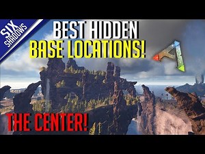 BEST HIDDEN BASE LOCATIONS! - THE CENTER MAP | Ark: Survival Evolved